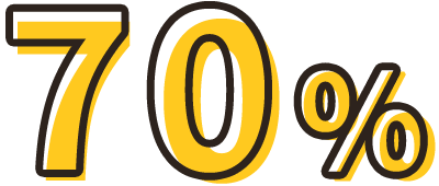 70%